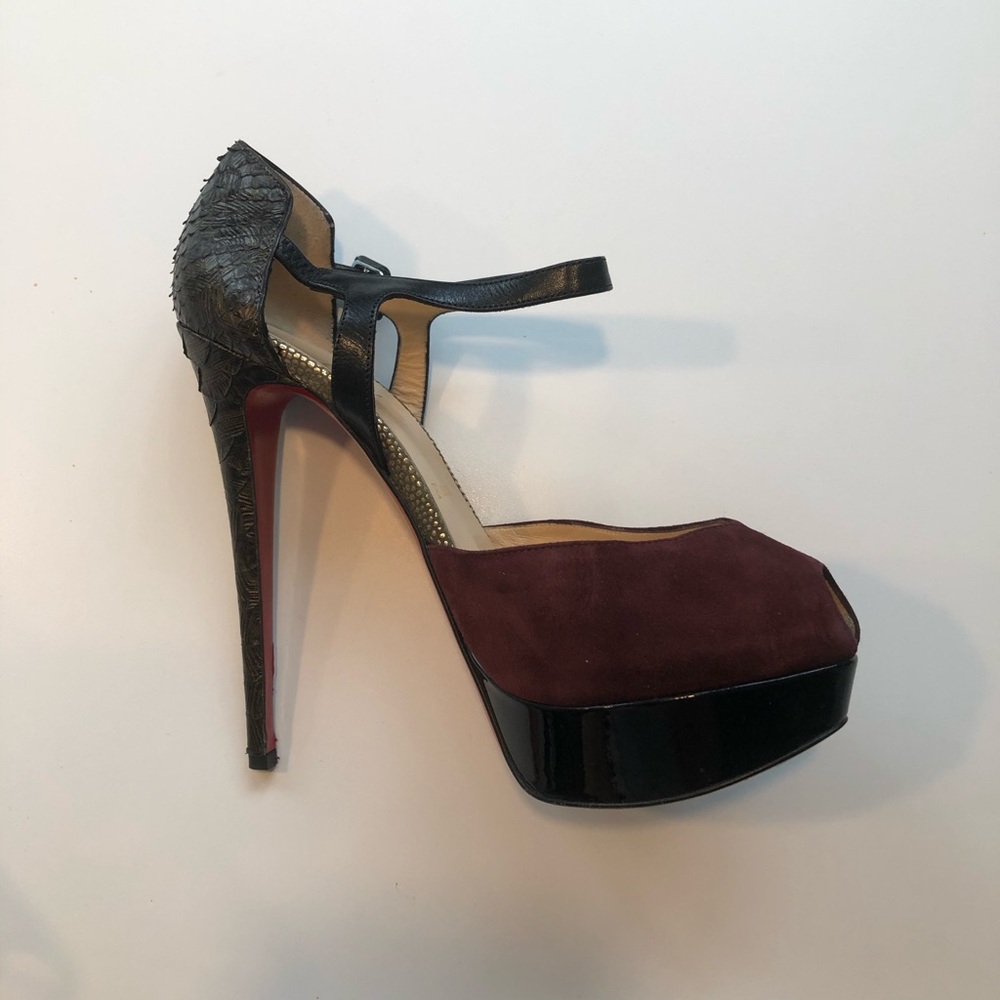 Christian Louboutin Peep-Toe Heels